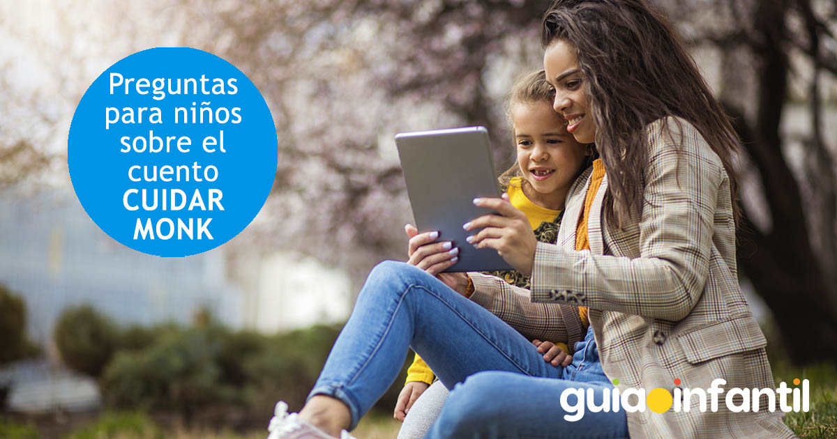 comprensión lectora para niños - Cuidar Monk