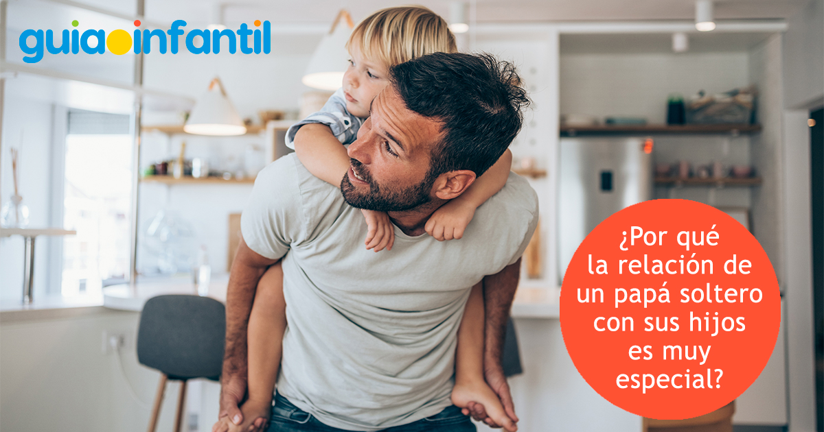 La relación de un papá soltero con sus hijos