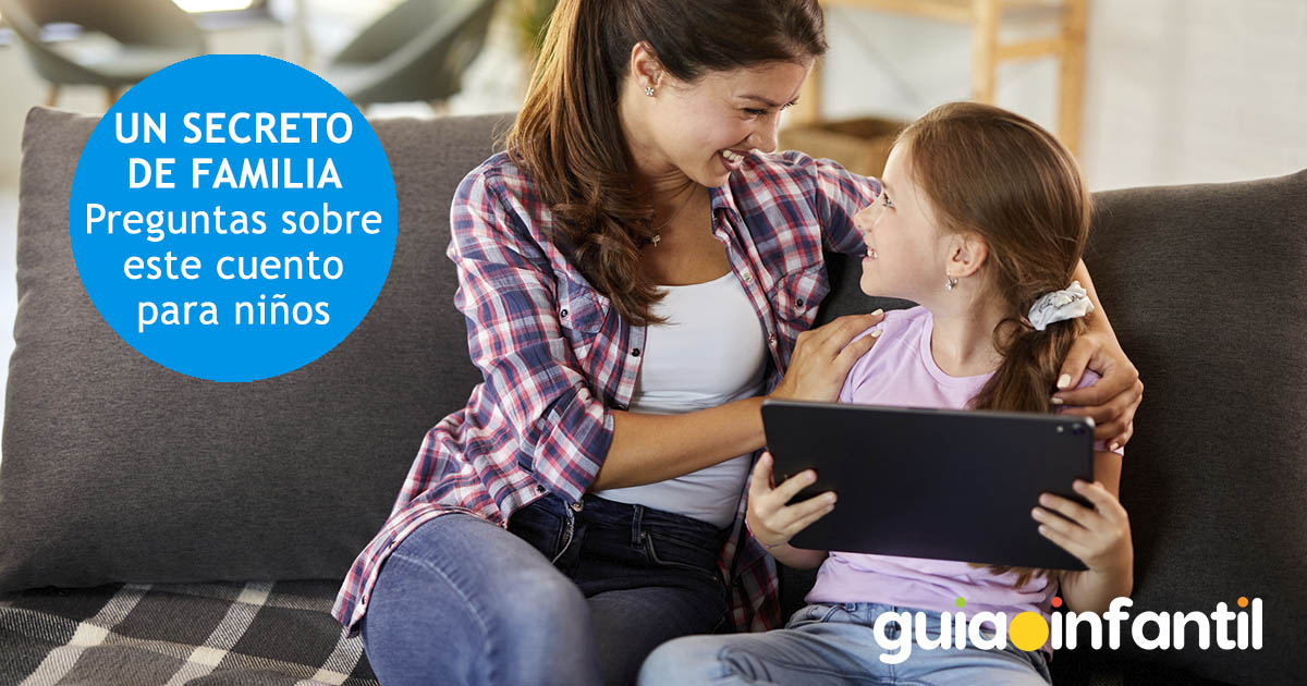 preguntas para niños sobre el cuento Un secreto de familia