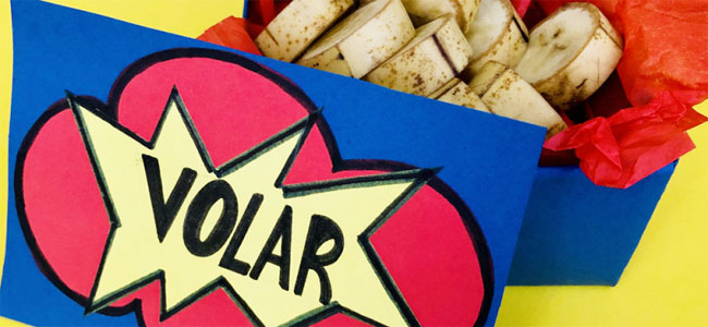 Caja de origami para la merienda