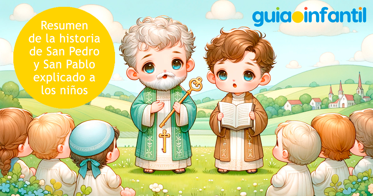 Resumen de San Pedro y San Pablo para niños