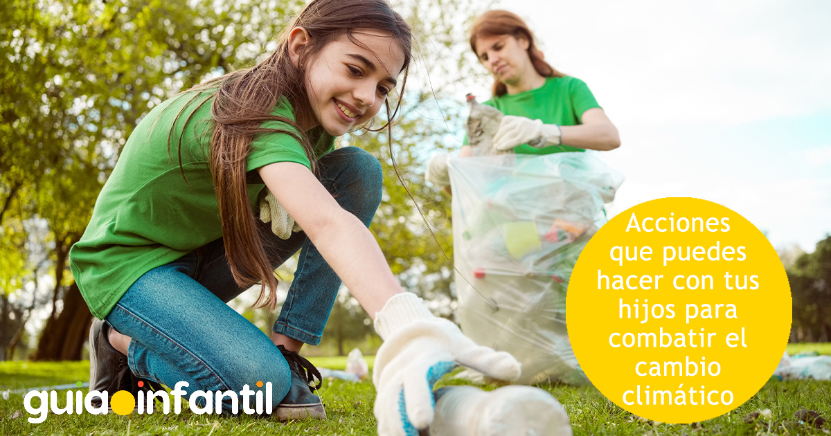 Acciones con los niños contra el cambio climático