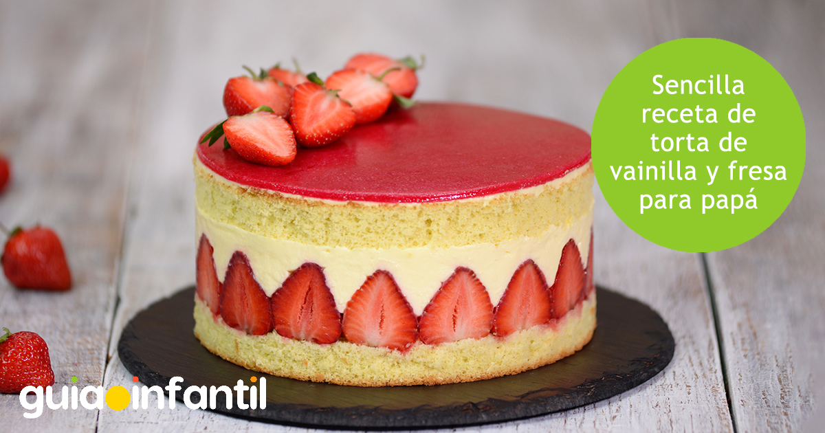 Receta de torta de fresa para papá