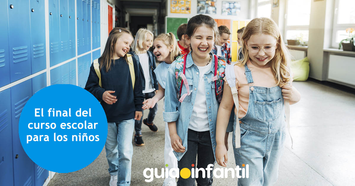 fin de curso escolar para niños