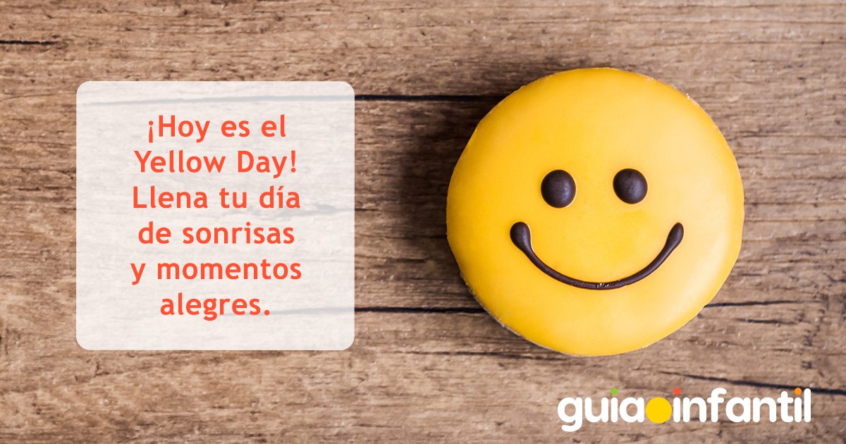 Linda tarjeta por el Yellow Day