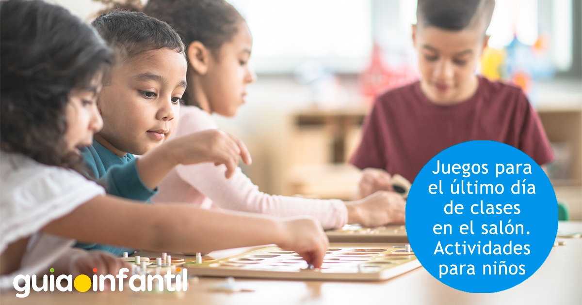 Actividades de fin de curso para niños