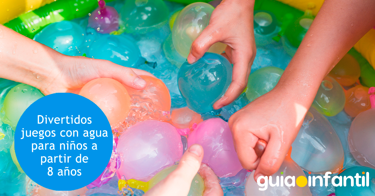 Juegos de agua para niños de 8 años