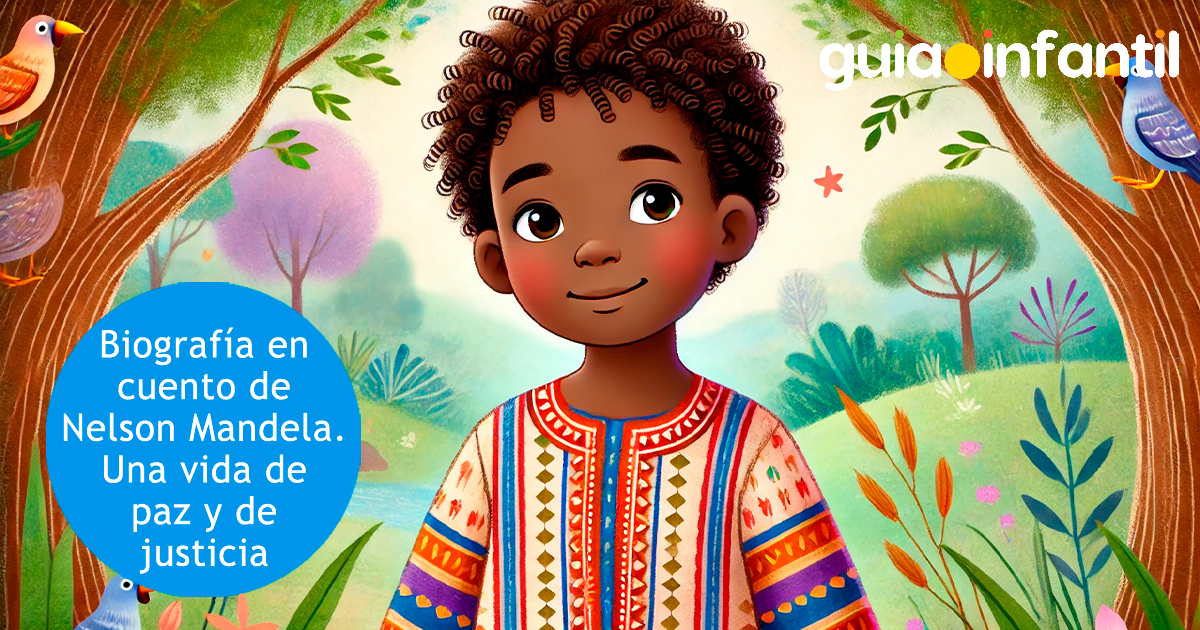 Biografía en cuento para niños sobre Nelson Mandela