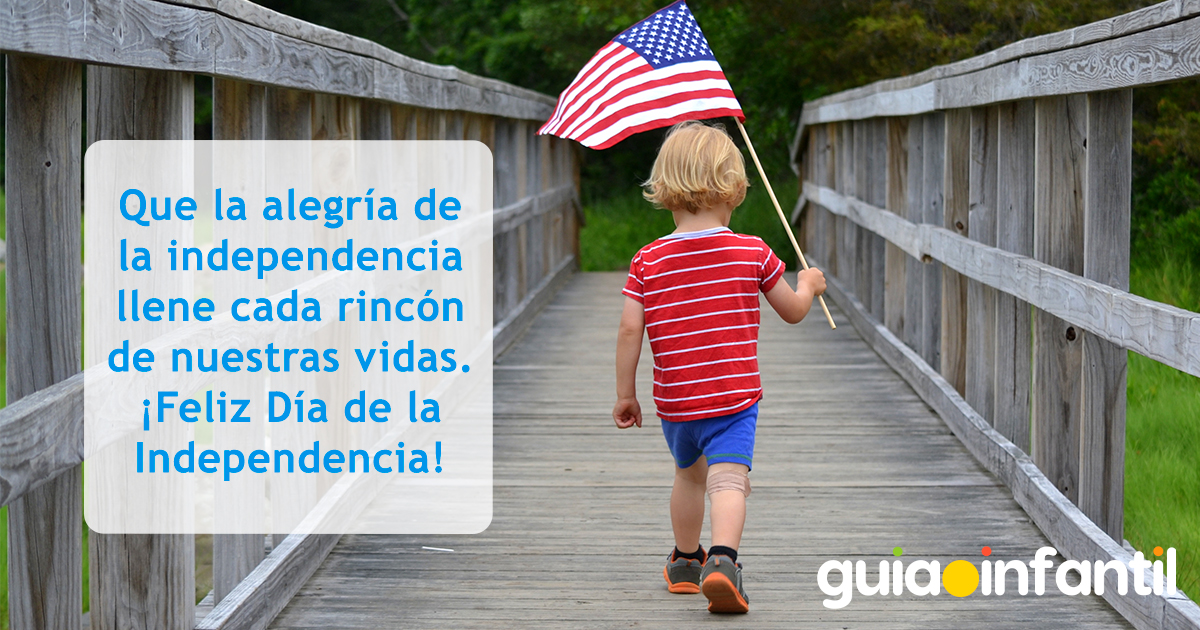 Frase por el 4 de julio para niños
