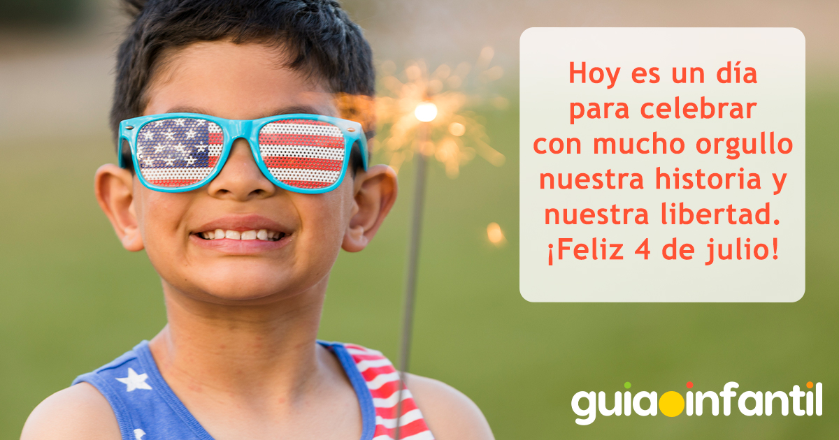 Mensajes para niños por el 4 de julio