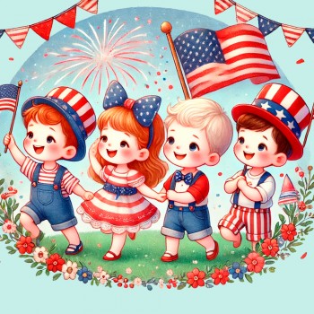 Cuento corto para niños acerca de la Independencia de EEUU - Nación libre