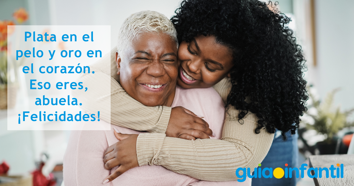 Tarjeta de felicitación para la abuela en su cumpleaños