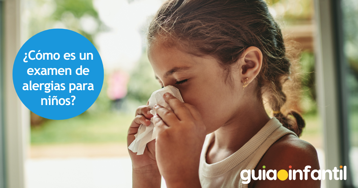 ¿Cómo es un examen de alergias para niños?