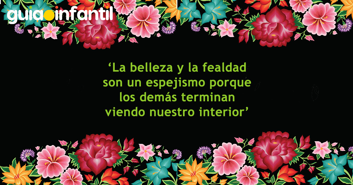 Postal con una frase de Frida Kahlo