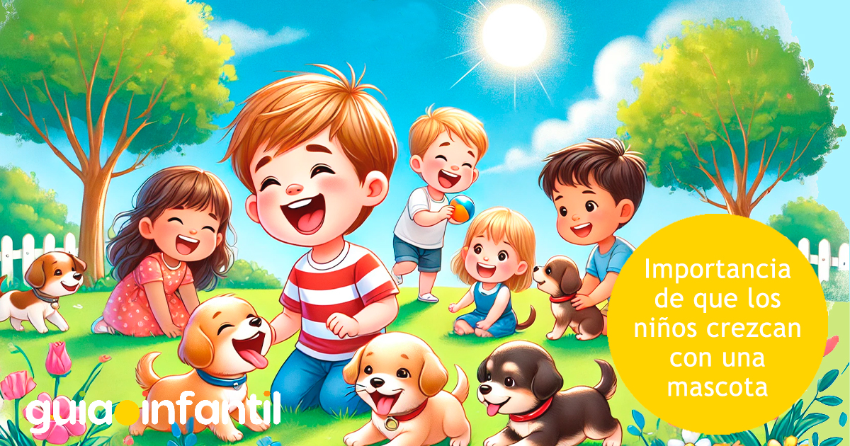 Importancia de una mascota para los niños