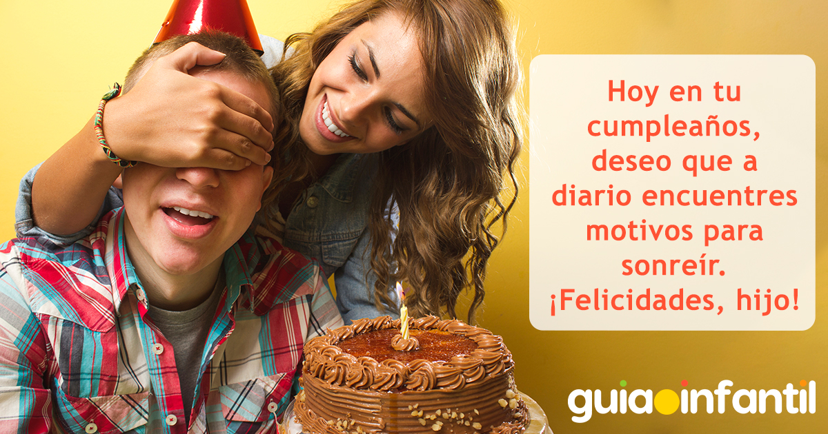 Felicitación para tu hijo adolescente