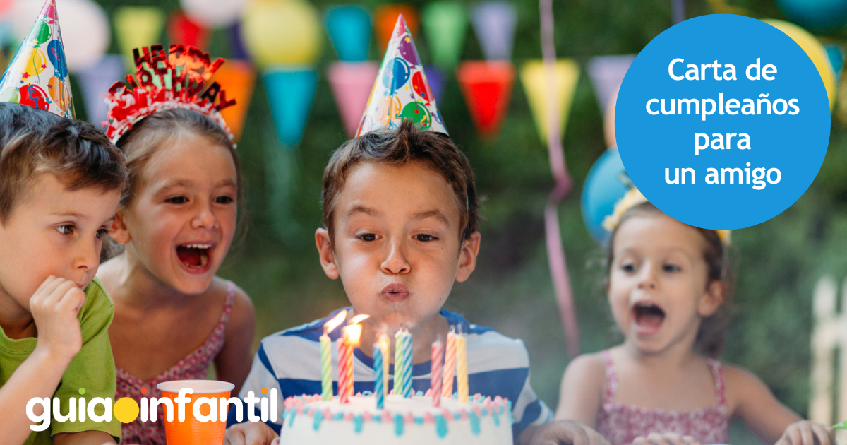 Carta de cumpleaños para un amigo