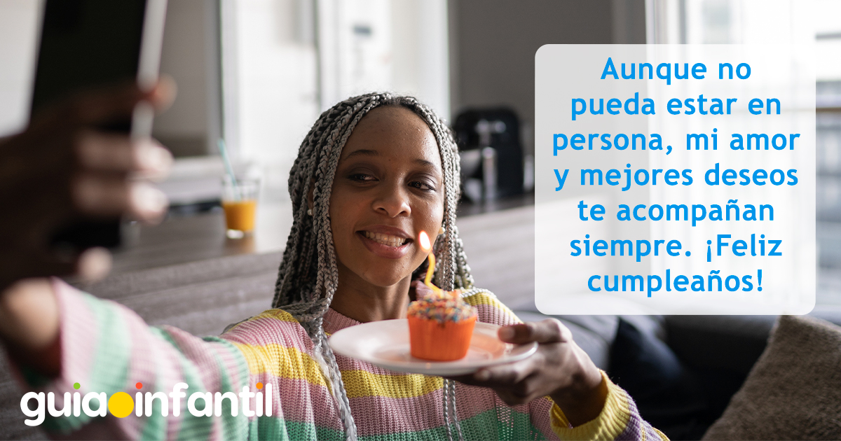 Felicitar el cumpleaños de un familiar lejano