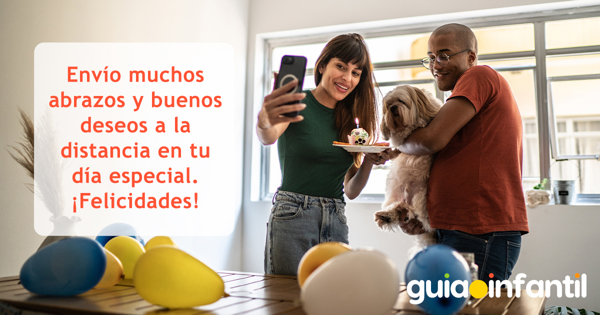 Postal de felicitación por un cumpleaños