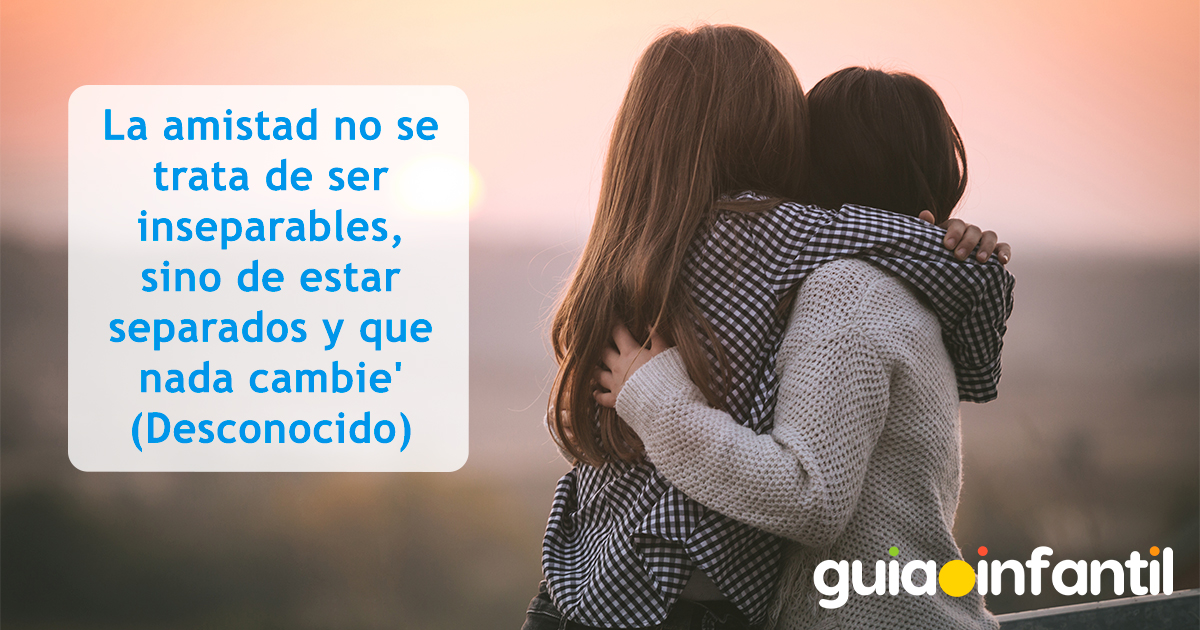 Frases lindas de amistad para los niños