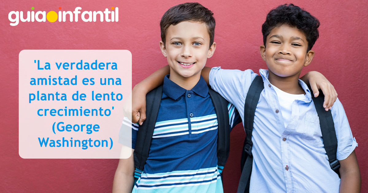 Postales de amistad para los niños