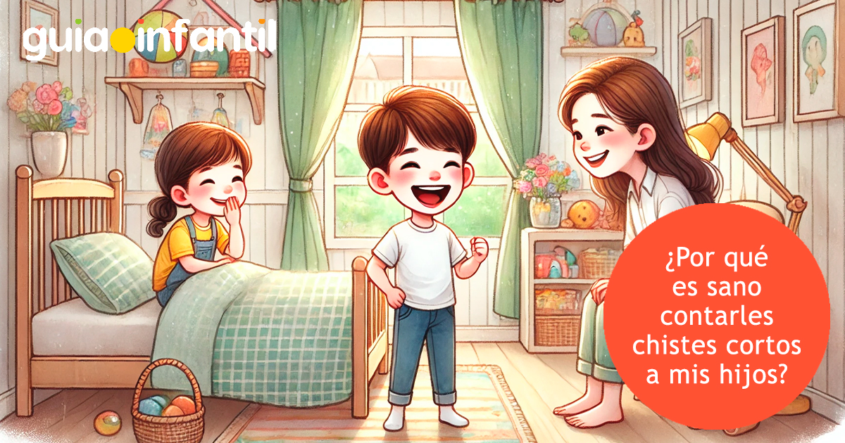 ¿Por qué es bueno contar chistes a los niños?
