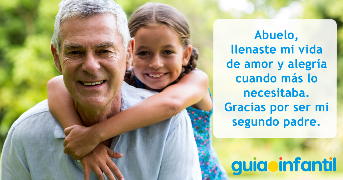 Tarjeta para felicitar a un abuelo