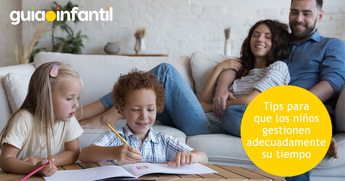 Tips para que los niños gestionen su tiempo