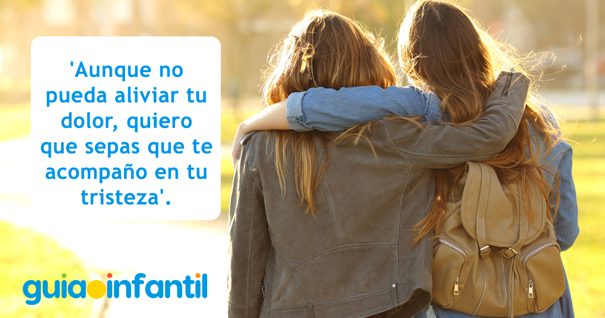 Postal para un niño que ha perdido a papá o mamá