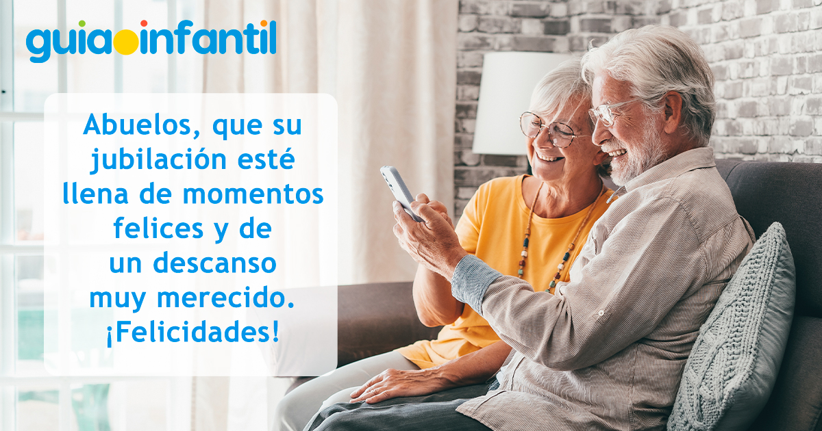 Linda postal para un abuelo jubilado