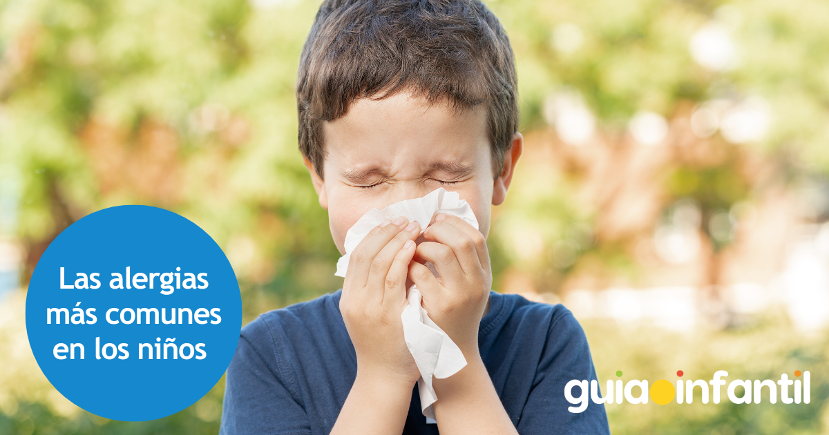 Las alergias más comunes en los niños