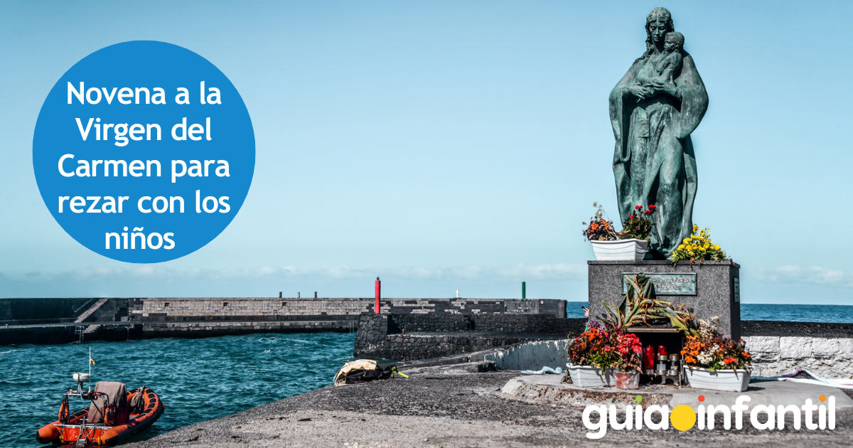Novena a la Virgen del Carmen para rezar con los niños