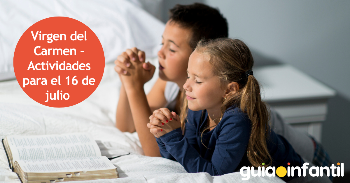 Actividades con niños para celebrar la Virgen del Carmen