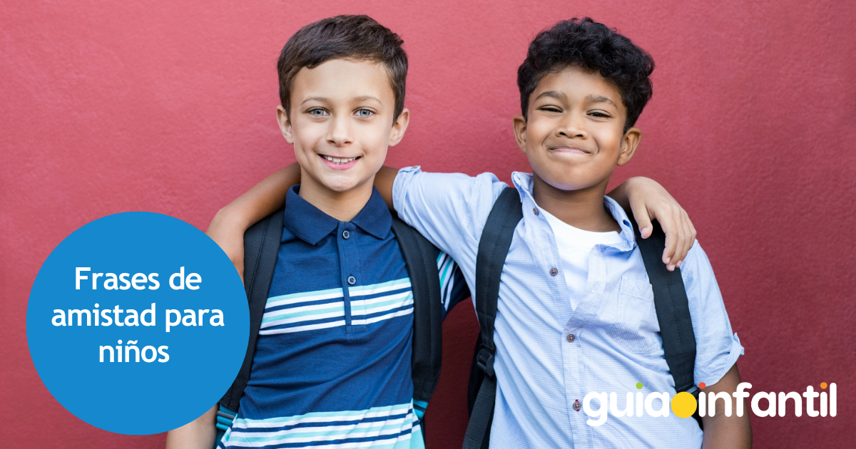 Frases de amistad para niños