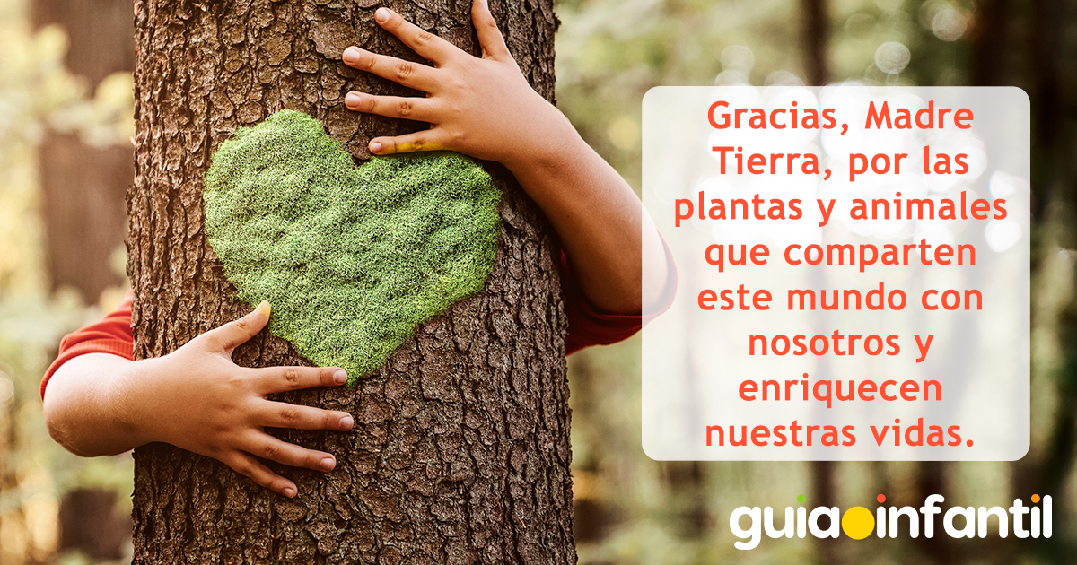 Postal para agradecer a la Madre Tierra