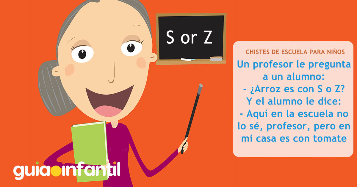 chistes de escuela para niños