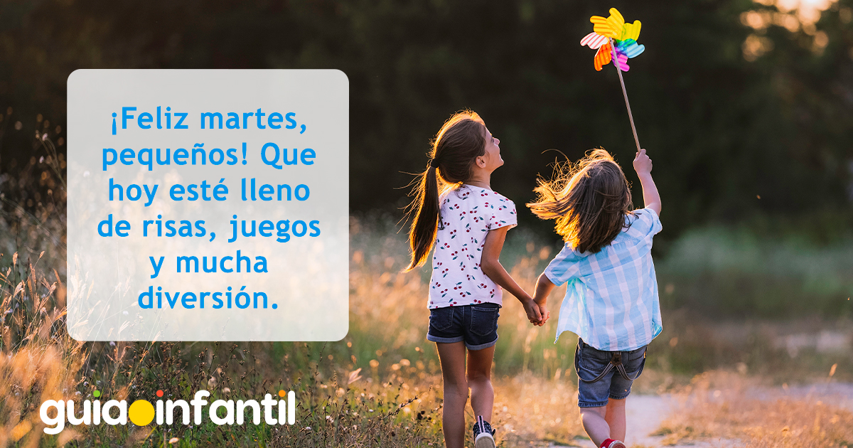 Tarjeta para niños sobre el martes