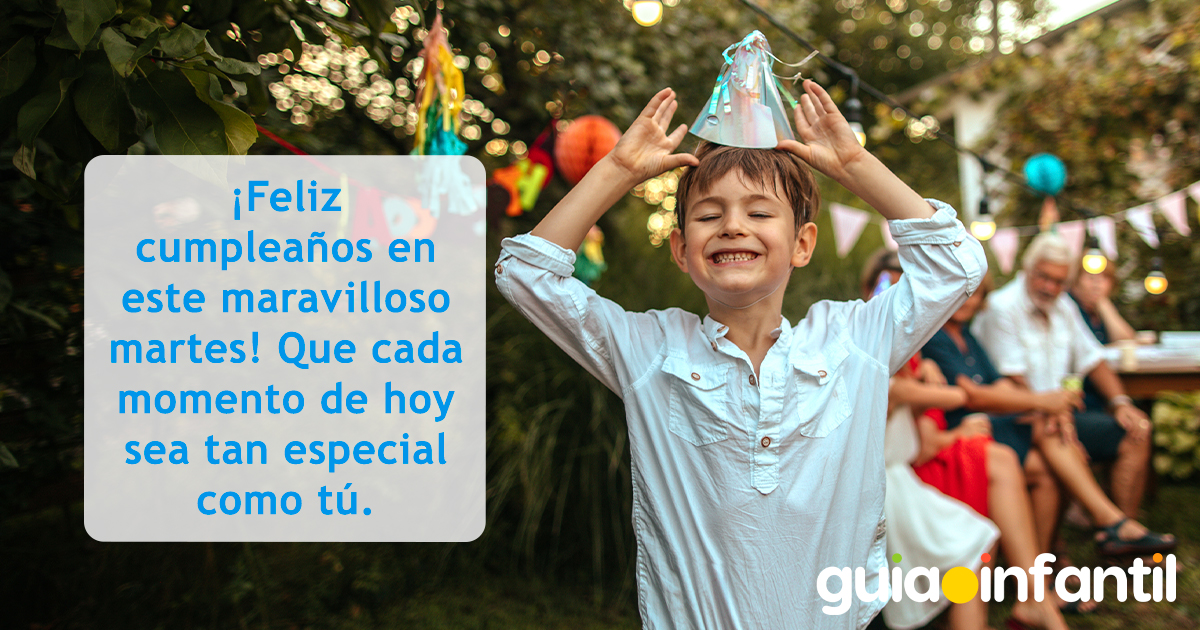 Frases de cumpleaños en martes