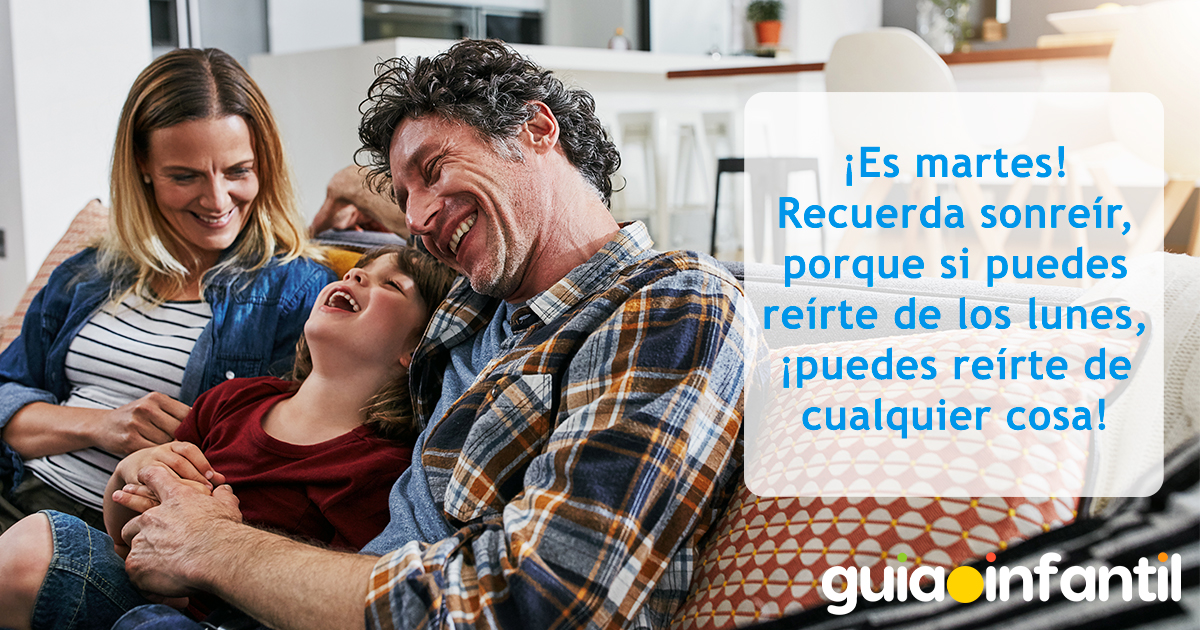 Frases graciosas de martes para la familia