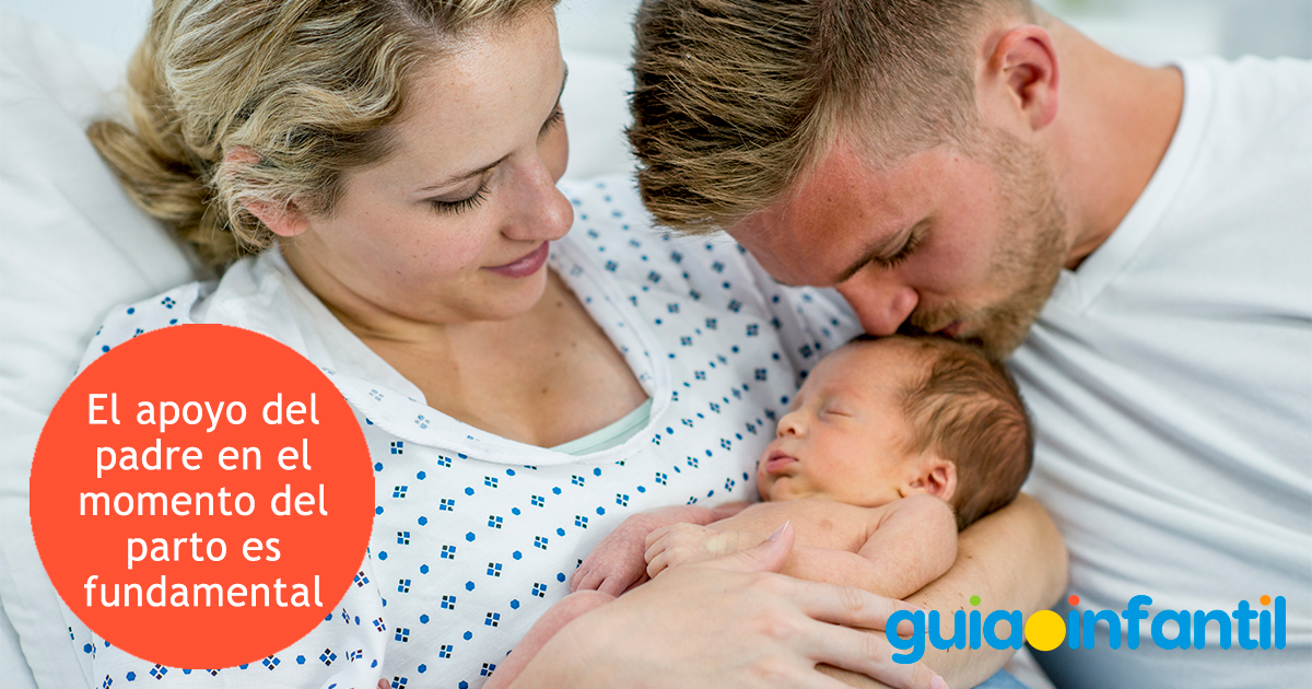 Apoyo del papá durante el parto