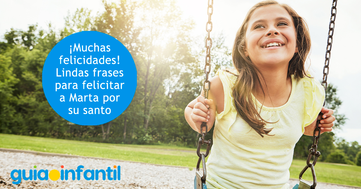 Felicitar a Marta por su santo