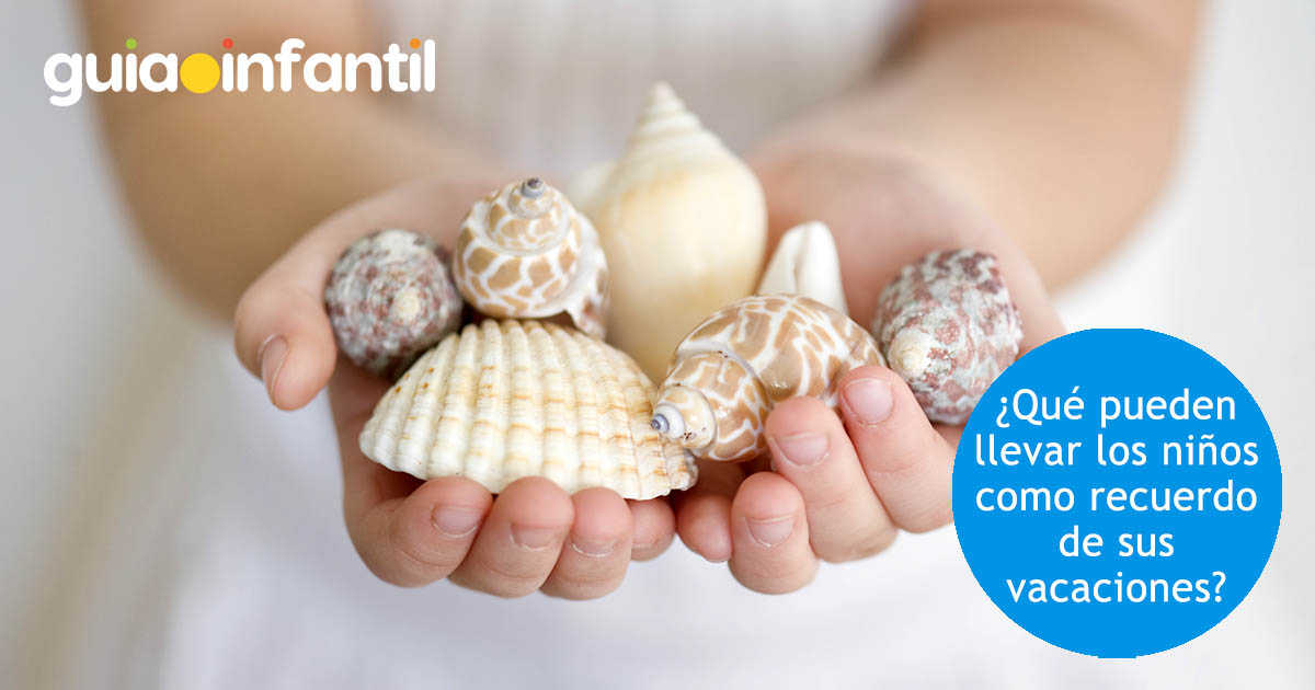 recuerdos de las vacaciones de los niños