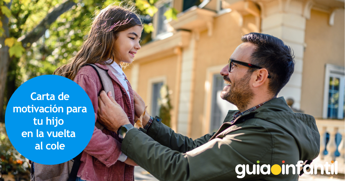 Carta de motivación para los niños en la vuelta al cole