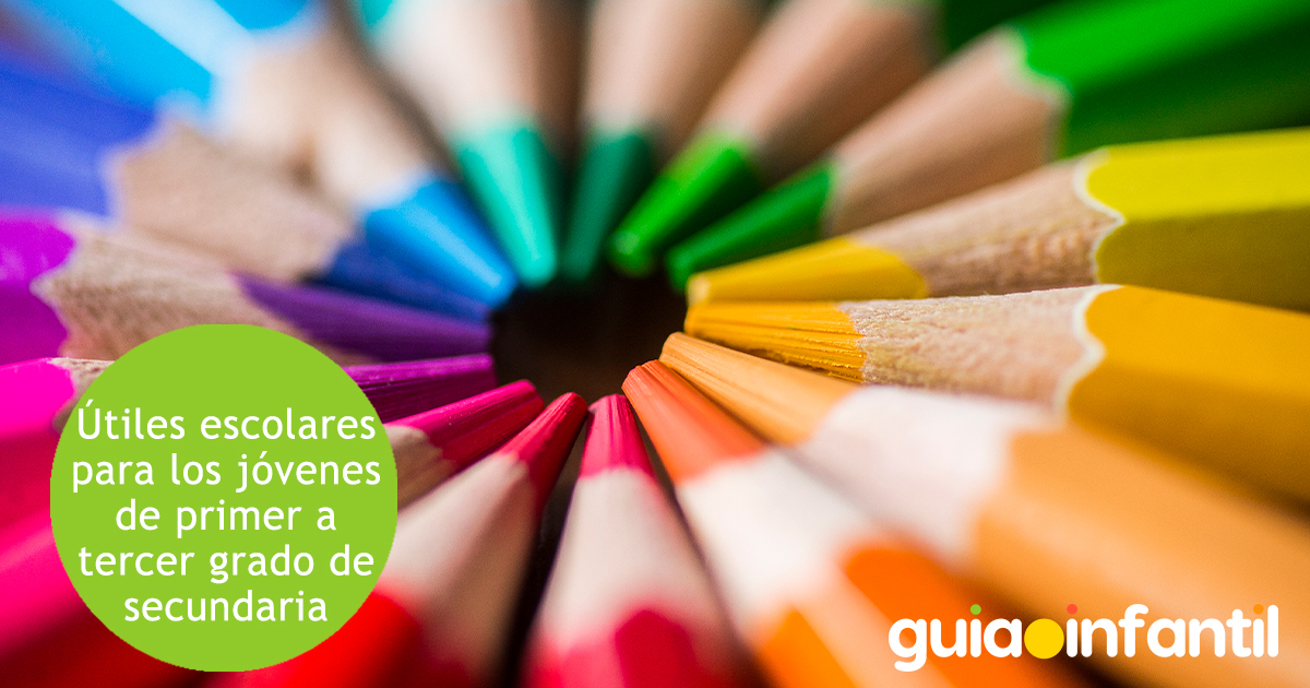 Útiles para los jóvenes de secundaria