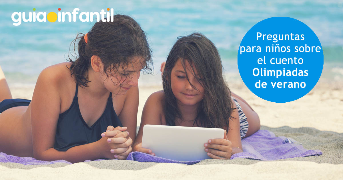 preguntas para niños sobre el cuento Olimpiadas veraniegas