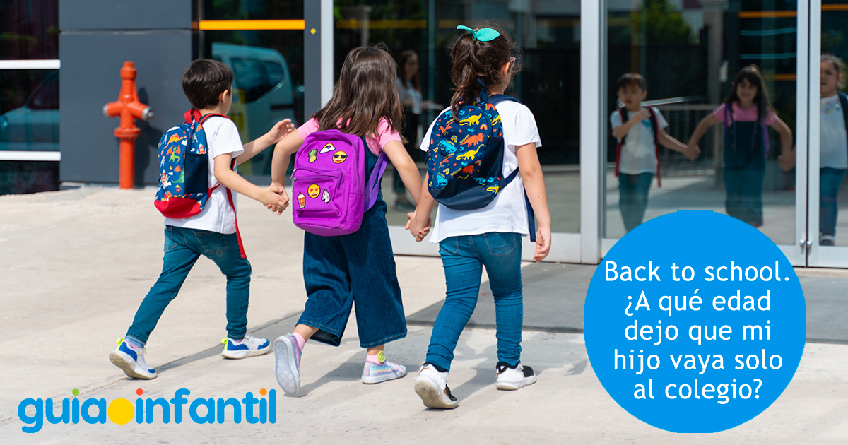 Cuándo dejar ir solos a los niños al cole