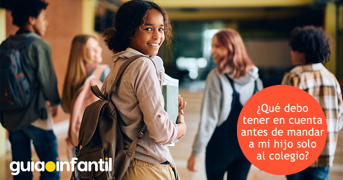 Edad ideal para mandar a los niños al cole solos