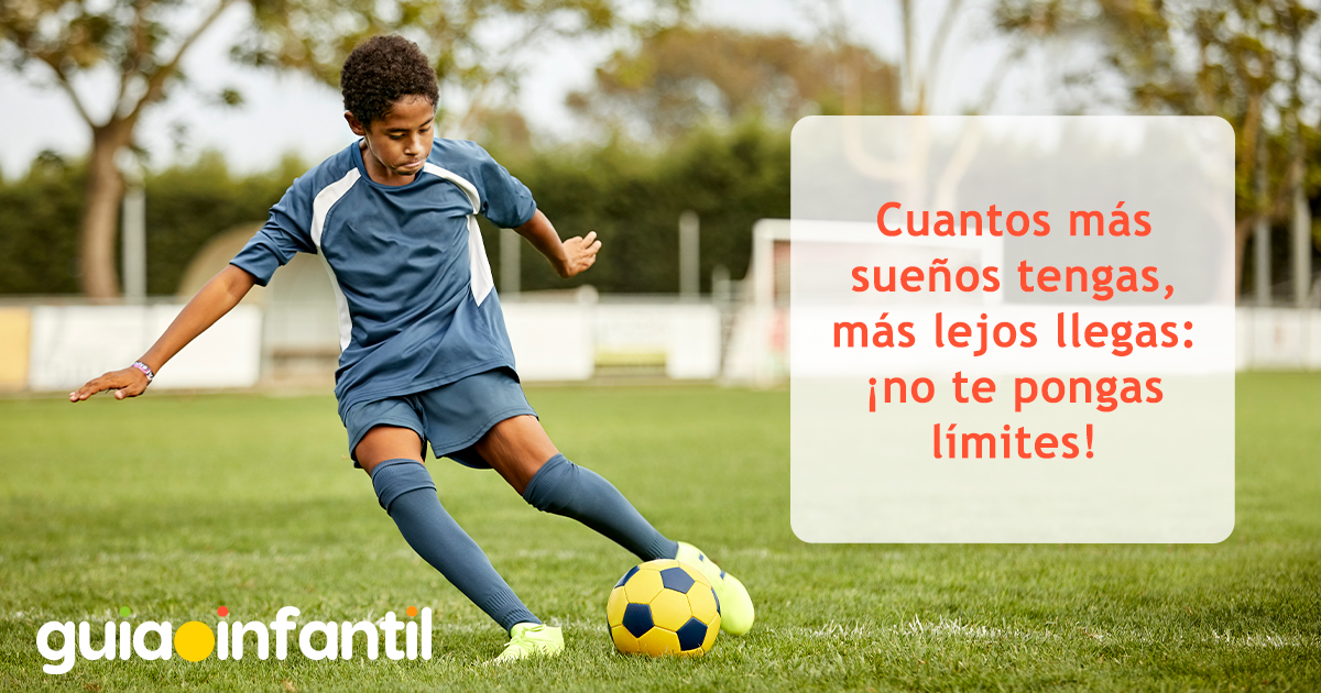 Mensajes deportivos para los niños