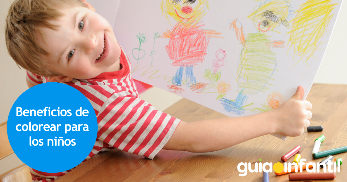 Beneficios de colorear para los niños