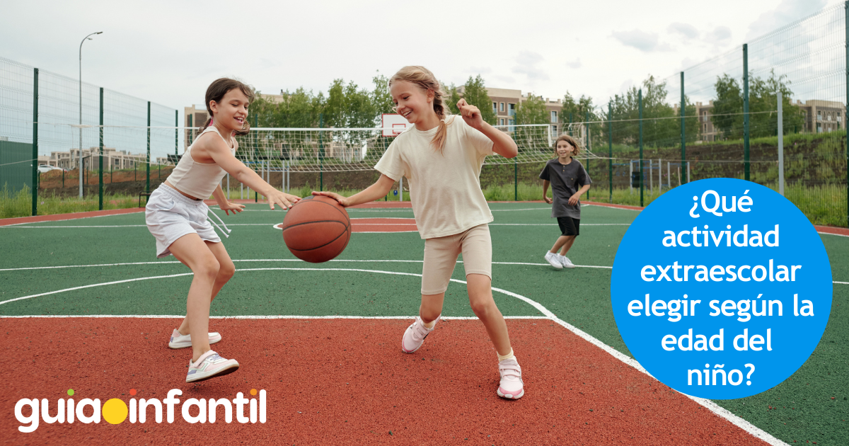 ¿Qué actividad extraescolar elegir según la edad del niño?